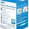 GlucoRx Blood Glucose Test Strips - 50 Count (For Use with GlucoRx Nexus Meters)